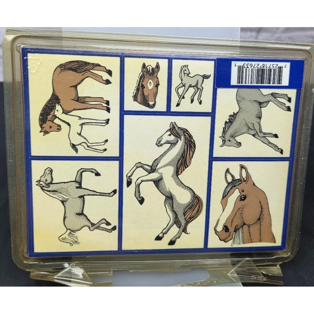Inkadinkado Horses Set Ponies Foam Rubber New in Case